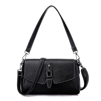 

Solid Color Shoulder Handbags PU Leather Women Crossbody Top-handle Bags