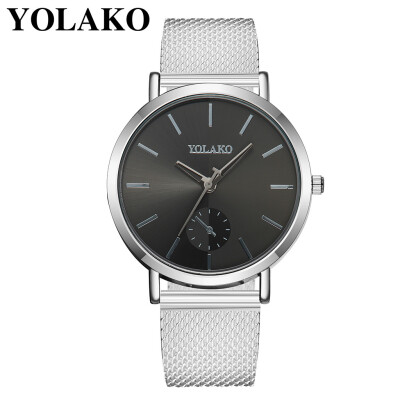 

RM YOLAKO Womens Casual Quartz Plastic Leather Band Watch Analog Wrist Watch