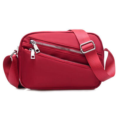 

Fashion Waterproof Solid Color Shoulder Handbags Nylon Women Crossbody Bags