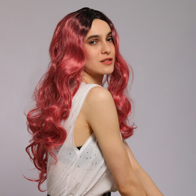 

〖Follure〗Sexy Women Girl Long Gradient Wig Wavy Curly Synthetic Fashion Wig Hot