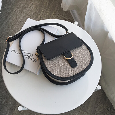

Summer new chic small bag female 2019 new wave Korean version of the wild single shoulder slung ins fashion saddle bag