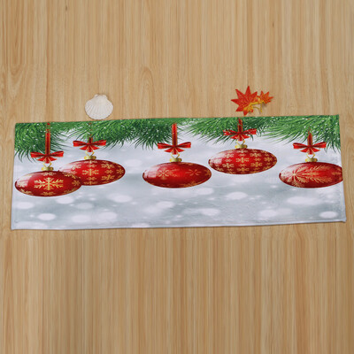

Toponeto Merry Christmas Welcome Doormats Indoor Home Carpets Decor 60x180CM