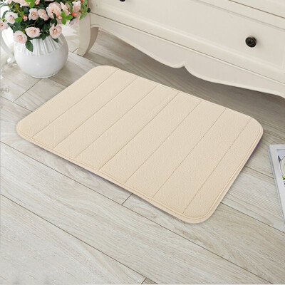 

40X60CM Bathroom Microfiber Mat Non Slip Bath Mat Memory Foam Bathroom Carpet