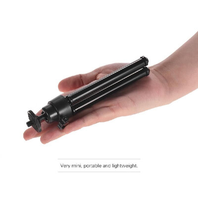 

Mini Tripod 2-Section Extendable Desktop Tripod Stand Holder 14 Inch Screw Mounts for Phone ILDC Max Load 05kg Black