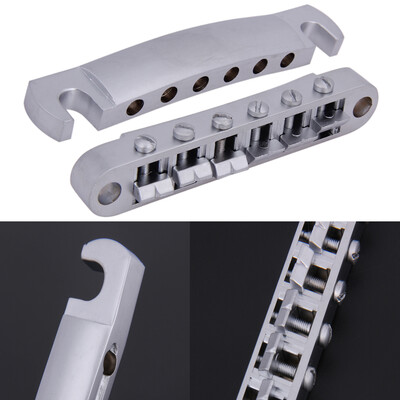 

Roller Saddle Tune-O-Matic Bridge Tailpiece for Les Paul LP Guitar
