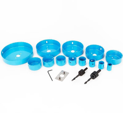 

8PCS13PCS Down Lights Holes Cutters Opener Saw Holesaw Kit Set Drill Bit Hole Saw Power Tool Metal Holes Drilling Kit with Mandre