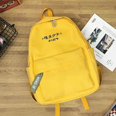 

The Japanese Series of GirlsBookbags Handbags&Canvas on the Backpack Campus of Junior High School Students