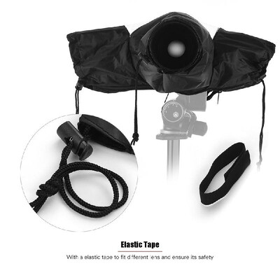 

Standard Camera Waterproof Rain Cover Sleeve Protector Raincoat for Canon Nikon Sony DSLR Cameras Black