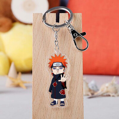 

CAR-TOBBY Anime Naruto Double Sided Acrylic Key Chain Pendant Anime Accessories Cartoon Key Ring-in Key Chains