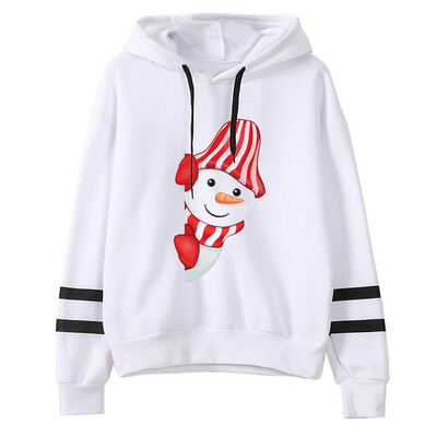 

Tailored Christmas Women Long Sleeve Santa Claus Print Hoodie Sweatershirt Blouse Tops