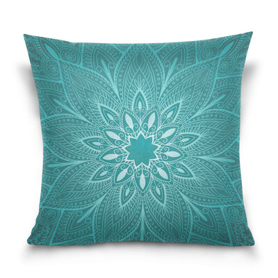 

ALAZA Throw Pillow Cover 16 X 16 inch Christmas Gift Cushion Cover with Floral Printed Pillowcase