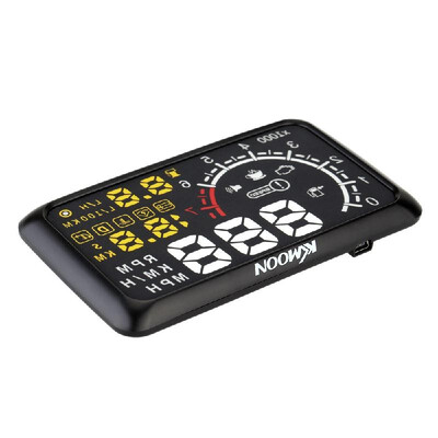 

KKMOON 55 Inch Car HUD Head Up Display KMh & MPH Speeding Warning OBD2 Interface Windshield Project System with Bluetooth Functi