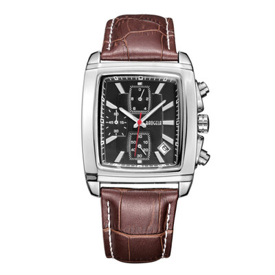 

Baogra Baogela square belt waterproof watch multi-function fashion quartz watch mens watch mens watch
