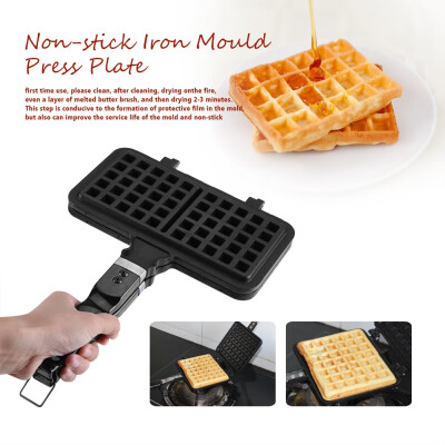 

Greensen 1Pc Rectangle Shape Non-stick Waffle Mold Baking Pan Making Tool Maker Press Plate Kitchen