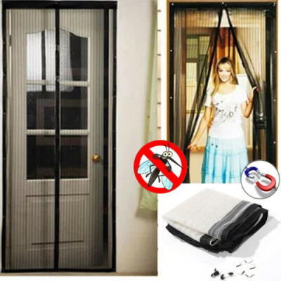 

Hands Free Screen Net Door with magnets Anti Mosquito Bug Curtain