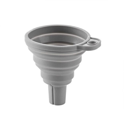 

1pcs Mini Practical Funnel Silicone Collapsible Funnel Folding Portable Funnels Household Liquid Oils Dispensing Kitchen Tools