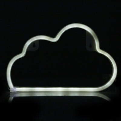 

Creative LED Cloud Shape Neon Night Light Wall Lamp Holiday Decorations