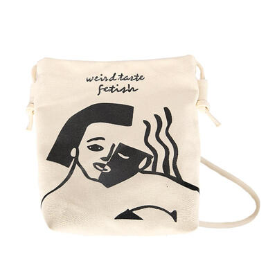 

Girls Printing Canvas Shoulder Messenger Handbags Women Small Crossbody Bag
