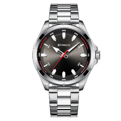

CURREN Men Quartz Business Fashion Watch Stainless Steel Strap Simple Creative Wristwatch for Business Date Party Gift