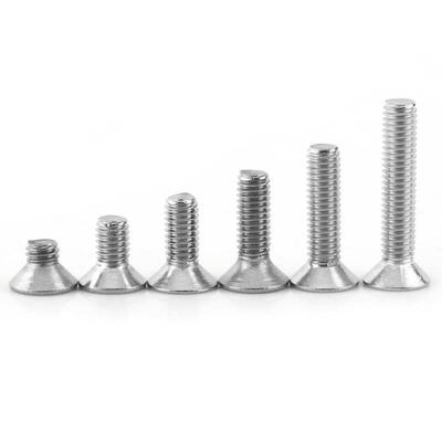 

Greensen 300pcs M3 Hex Socket Flat Head Stainless Steel SS304 Screw Bolt Assortment In Box