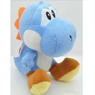 

Nintendo Super Mario Brothers Bros D-Blue Yoshi 7&quot Stuffed Toy Kids Plush Doll