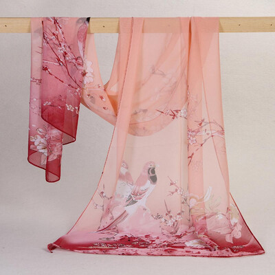 

Gobestart Chiffon Soft Neck Scarf Shawl Scarves Stole Wraps
