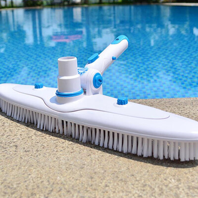 

Pool Bottom Wall Maintenance Cleaning Tool with Dirty Mark Suction Removable Moss Brush