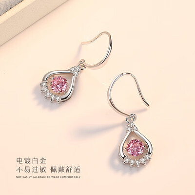 

Femininity simple&versatile long paragraph personality 925 sterling silver earrings