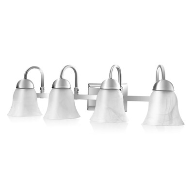 

Bath Light 4-Light LED Brushed Nickel Vanity