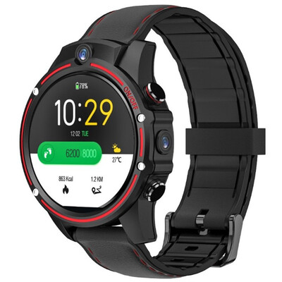 

Business smart watch 332G RAM 4G wifi internet dual HD cameras sports heart rate smartphone SIM card call smartwatch MP4 video