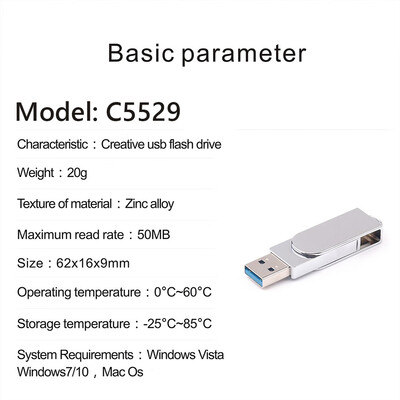

Type C Dual USB 30 Flash Drive 32GB Portable U Disk External Storage Memory Stick Data Storage Flash Drive for Computers Phones
