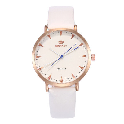 

Ladies Dropshipping Relogio Masculino 2018 New Fashion Watches Simple Letters Casual Leather Quartz Wristwatches Clock &Ff
