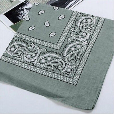 

Unisex Vintage Handkerchief Sports Print Headscarf Lace Women Men Head Wrap Neck Scarf Wristband 14 Colors