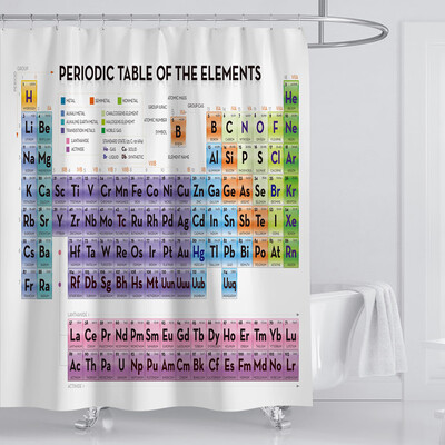 

〖Follure〗New Waterproof Shower Curtain with 12 Hooks 3D Printed Bathroom Polyester