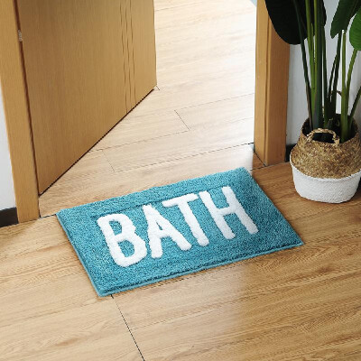 

Microfiber Rug Carpet Soft Indoor Bathroom Floor Mat Anti-slip Water Absorbent Machine Washable