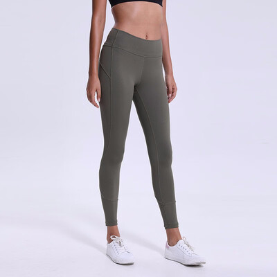 

Squatproof High Waist Workout Gym Tights Women Sweatproof Comfortable Nylon Fitness Jogger Yoga Leggings Pants XS-XL