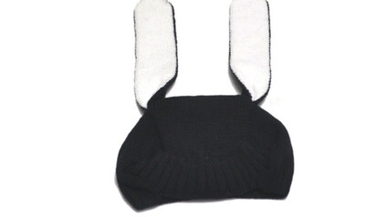

2019 Autumn Winter Newborn Baby Girls Hats Cute Baby Hats Rabbit Ears Solid Color Knitted Kids Caps Beanies for Baby Photo Props