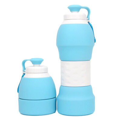

Collapsible Silicome Water Bottle Portable Light Weight Anti Leakage Sports Water Bottle