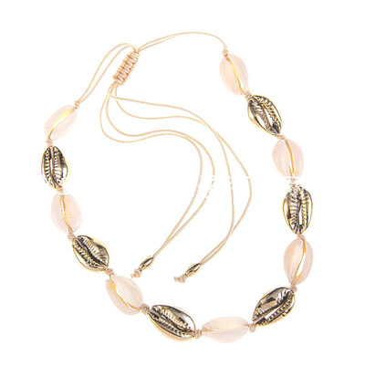 

2019 Puka natural gold раковина Каури воротник of women best friend cowboy воротник of shell bijoux collier femme bohemian joy
