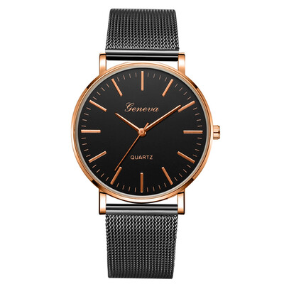 

〖Follure〗Fashion Casual Unobtrusive Simple Single Business Net With Strap Mens Watch