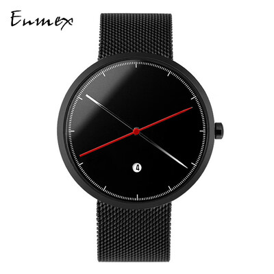 

Qixi Festivals gift translation Enmex European&American temperament mens watch simple creative cross-pointer elegant mens w