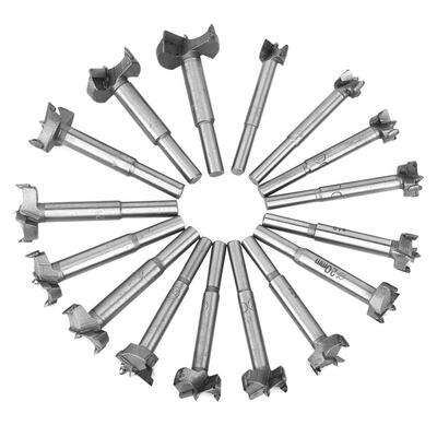 

Greensen 16pcs 15-35mm Self Centering Hole Saw Cutter Woodworking Boring Drill Bit