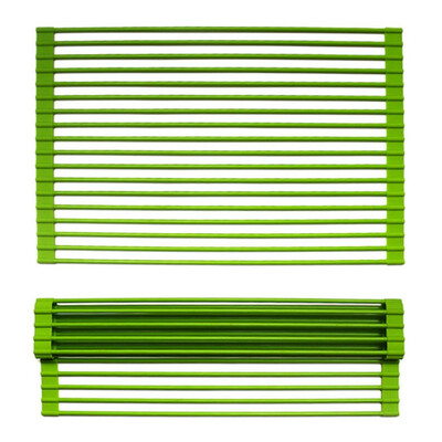 

Foldable Stainless Steel Kitchen Dish Drainer Roll Up Over Multipurpose The Sink Dish Drying Rack