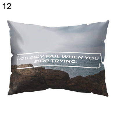 

Wisdom Maxim Forest Sea Pillow Case Cushion Cover Sofa Bedroom Car Cafe Decor