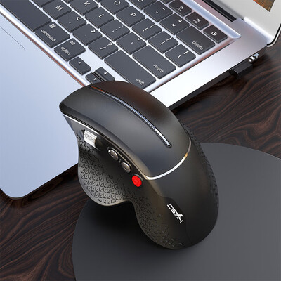 

HXSJ T32 24GHz Vertical Wireless Mute Mouse 6 Keys 3600DPI Mice Professional Wireless Gaming Mouse for PC LaptopSilver