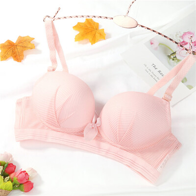 

〖Follure〗Sexy Lace Bra Without Underwire Sexy Deep Girl Lace Bow On Development Underwear