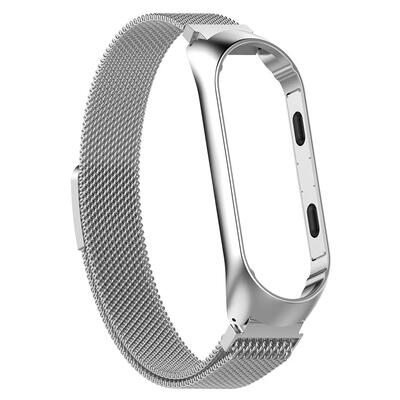 

Milanese Stainless Steel Watch Band Strap wFrame for Xiaomi MI Band 3