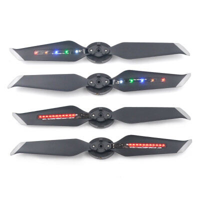 

8743F LED Light Flash&Programmable Flash Word Propellers Low Noise Props for DJI Mavic 2 ProZoom