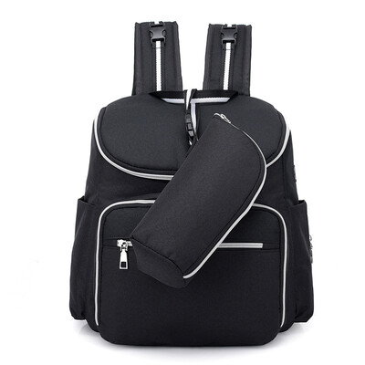 

Backpack multi-function maternal&child Mummy bag large-capacity out travel bag charging headphone hole backpack