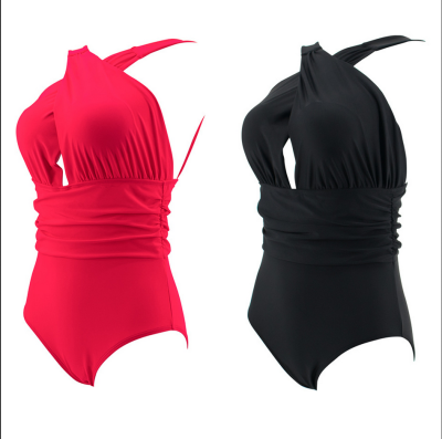 

Women One-Piece Swimsuit Swimwear Push-up Padded Bra Monokini Bikini Bathing